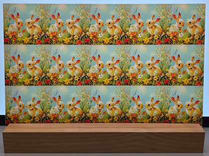 DecoCraft - Scenic Tiles Series - Meadow Bunny