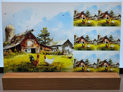 DecoCraft - Scenic Tiles Series - Old Barn