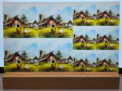 DecoCraft - Scenic Tiles Series - Old Barn