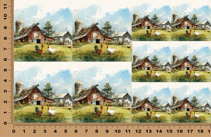 DecoCraft - Scenic Tiles Series - Old Barn