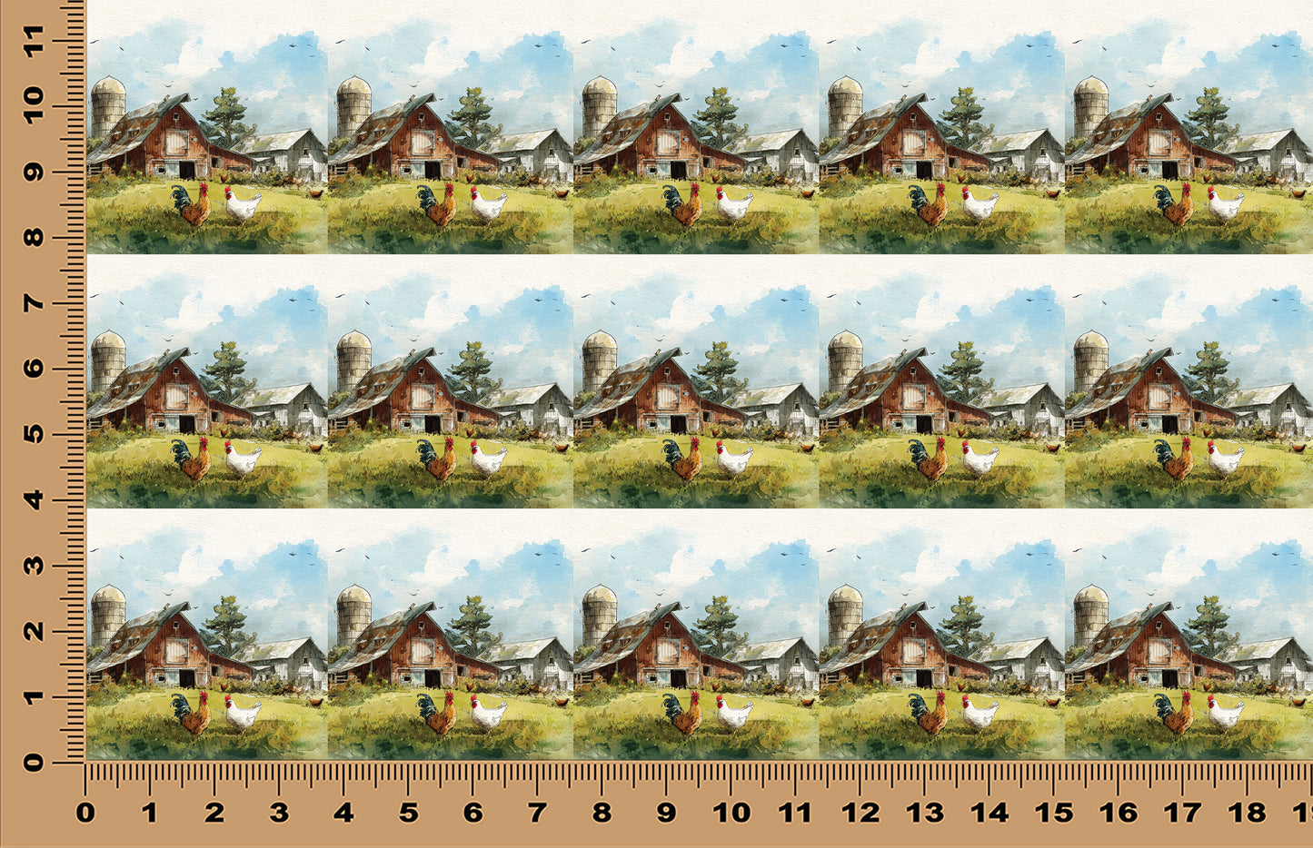 DecoCraft - Scenic Tiles Series - Old Barn