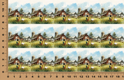 DecoCraft - Scenic Tiles Series - Old Barn