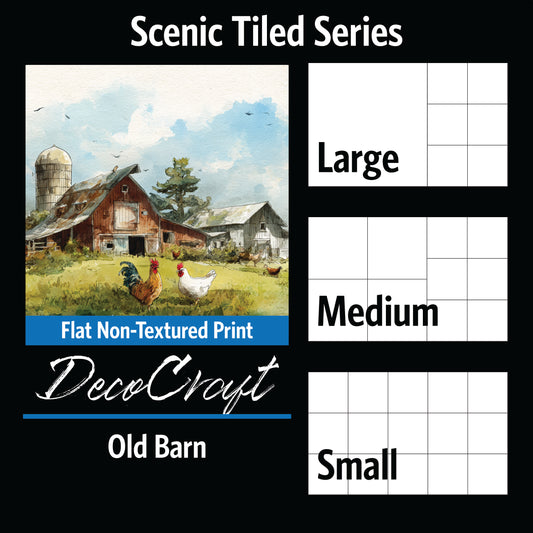 DecoCraft - Scenic Tiles Series - Old Barn