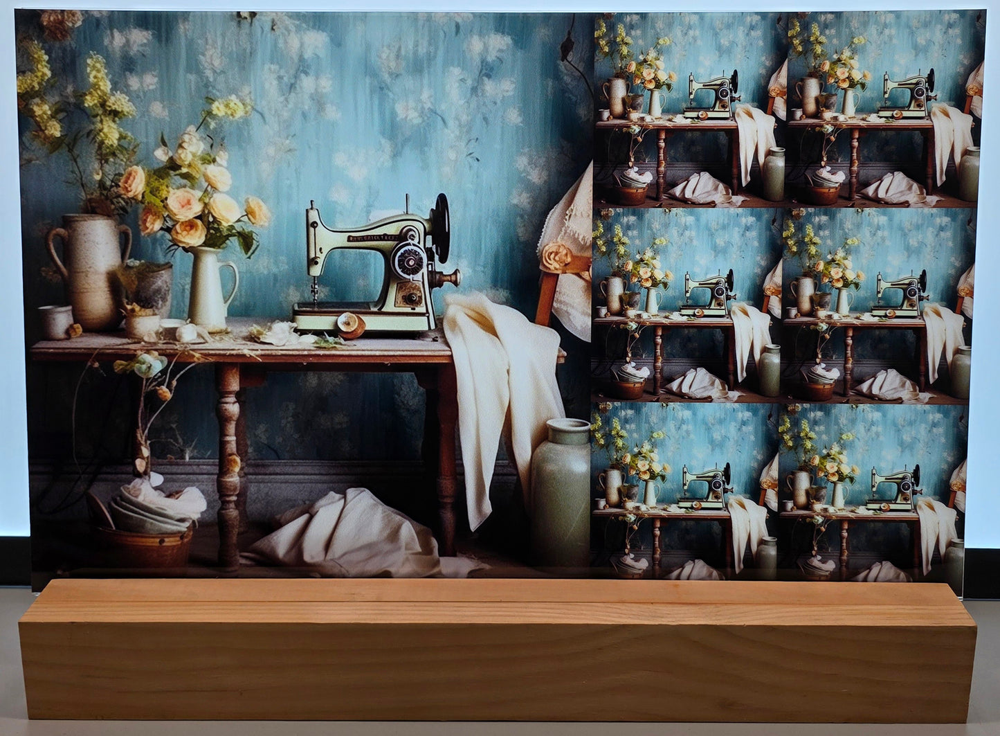 DecoCraft - Scenic Tiles Series - Seamstress Table