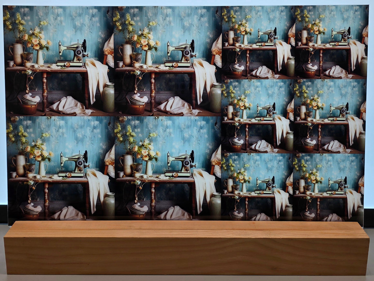 DecoCraft - Scenic Tiles Series - Seamstress Table