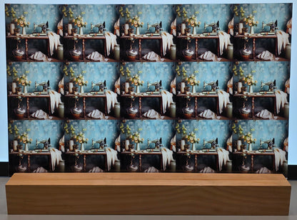 DecoCraft - Scenic Tiles Series - Seamstress Table