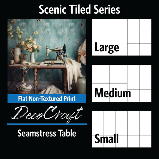 DecoCraft - Scenic Tiles Series - Seamstress Table