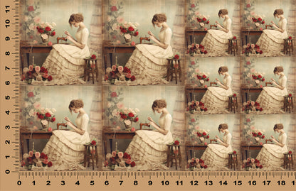 DecoCraft - Scenic Tiles Series - Heirloom Dressmaker