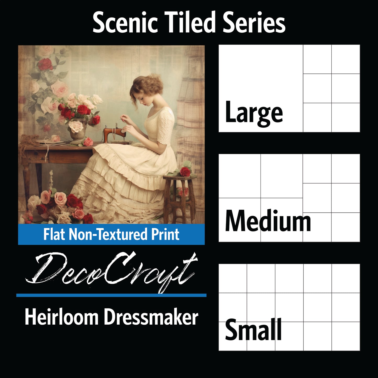DecoCraft - Scenic Tiles Series - Heirloom Dressmaker