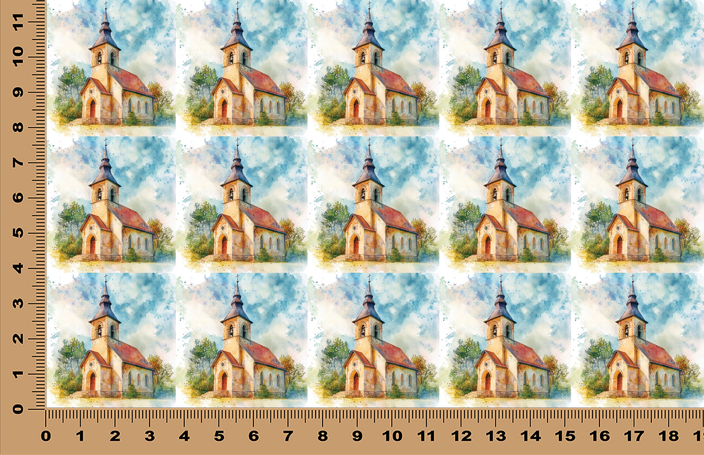 DecoCraft - Scenic Tiles Series - Old World Village