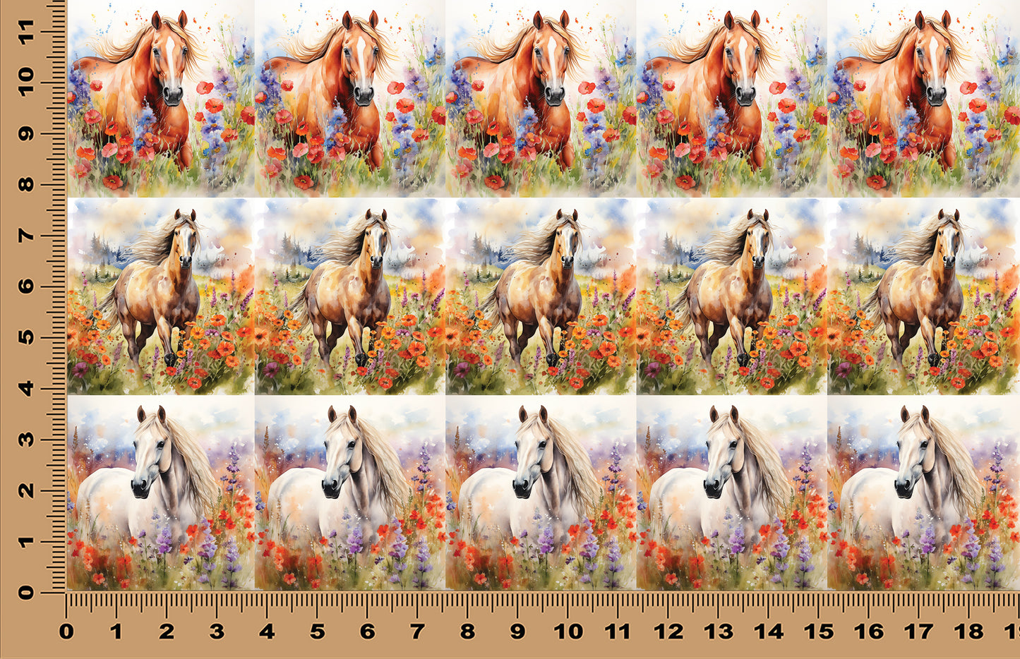 DecoCraft - Scenic Tiles Series - Wildflower Grace