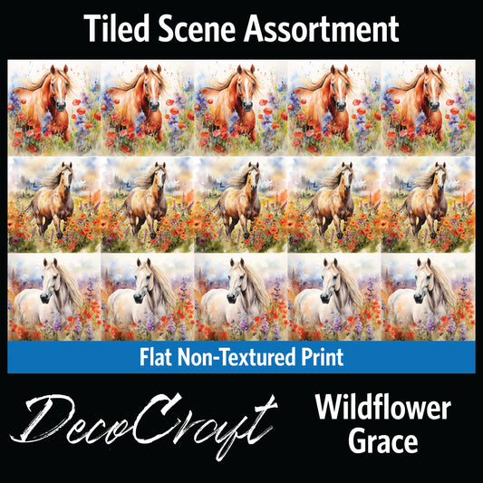 DecoCraft - Scenic Tiles Series - Wildflower Grace