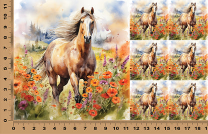 DecoCraft - Scenic Tiles Series - Golden Meadow Runner