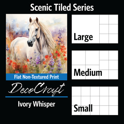 DecoCraft - Scenic Tiles Series - Ivory Whisper