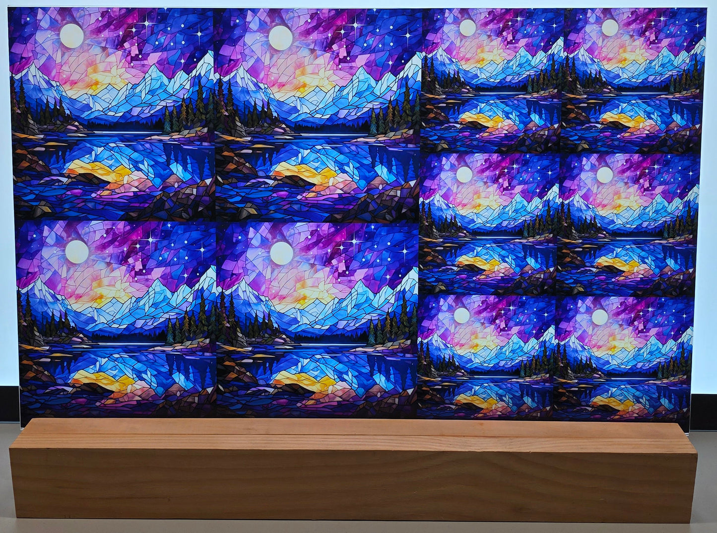 DecoCraft - Scenic Elevated Texture Tiles - Twilight Reflections