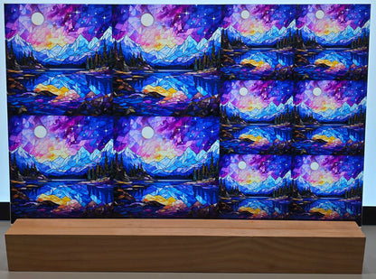 DecoCraft - Scenic Elevated Texture Tiles - Twilight Reflections