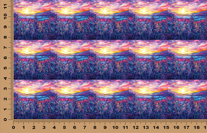 DecoCraft - Scenic Elevated Texture Tiles - Amethyst Fields