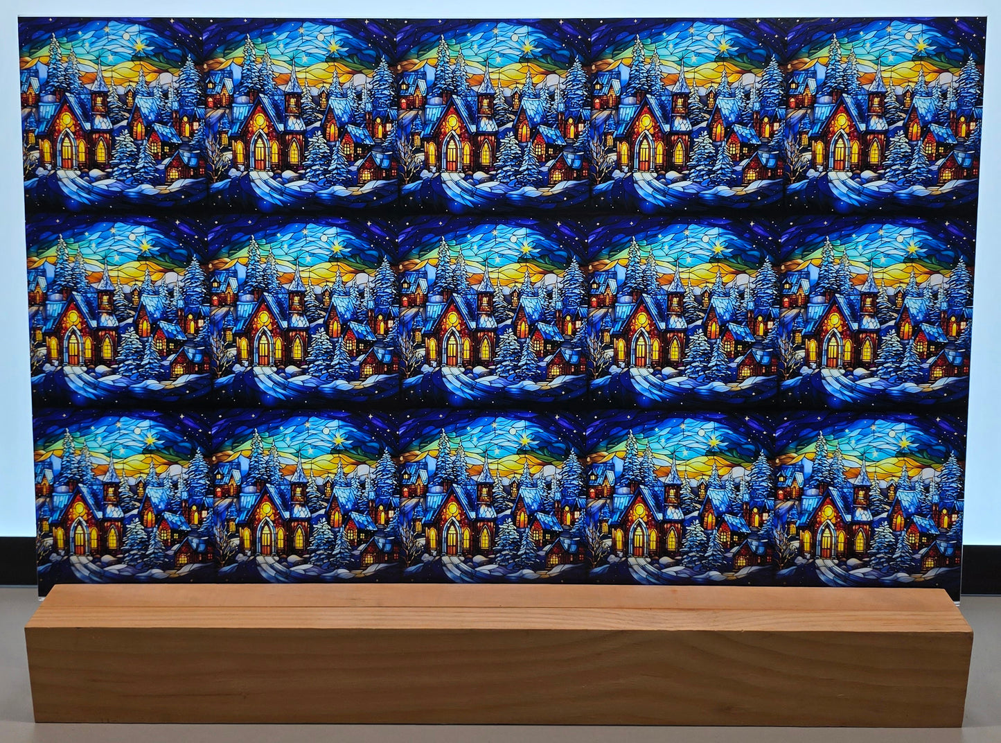 DecoCraft - Scenic Elevated Texture Tiles - Starfall Winter Village