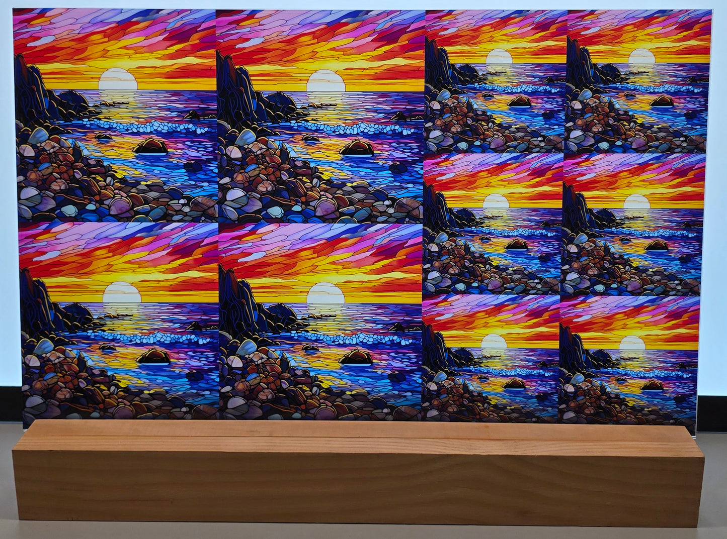 DecoCraft - Scenic Elevated Texture Tiles - Rocky Shore