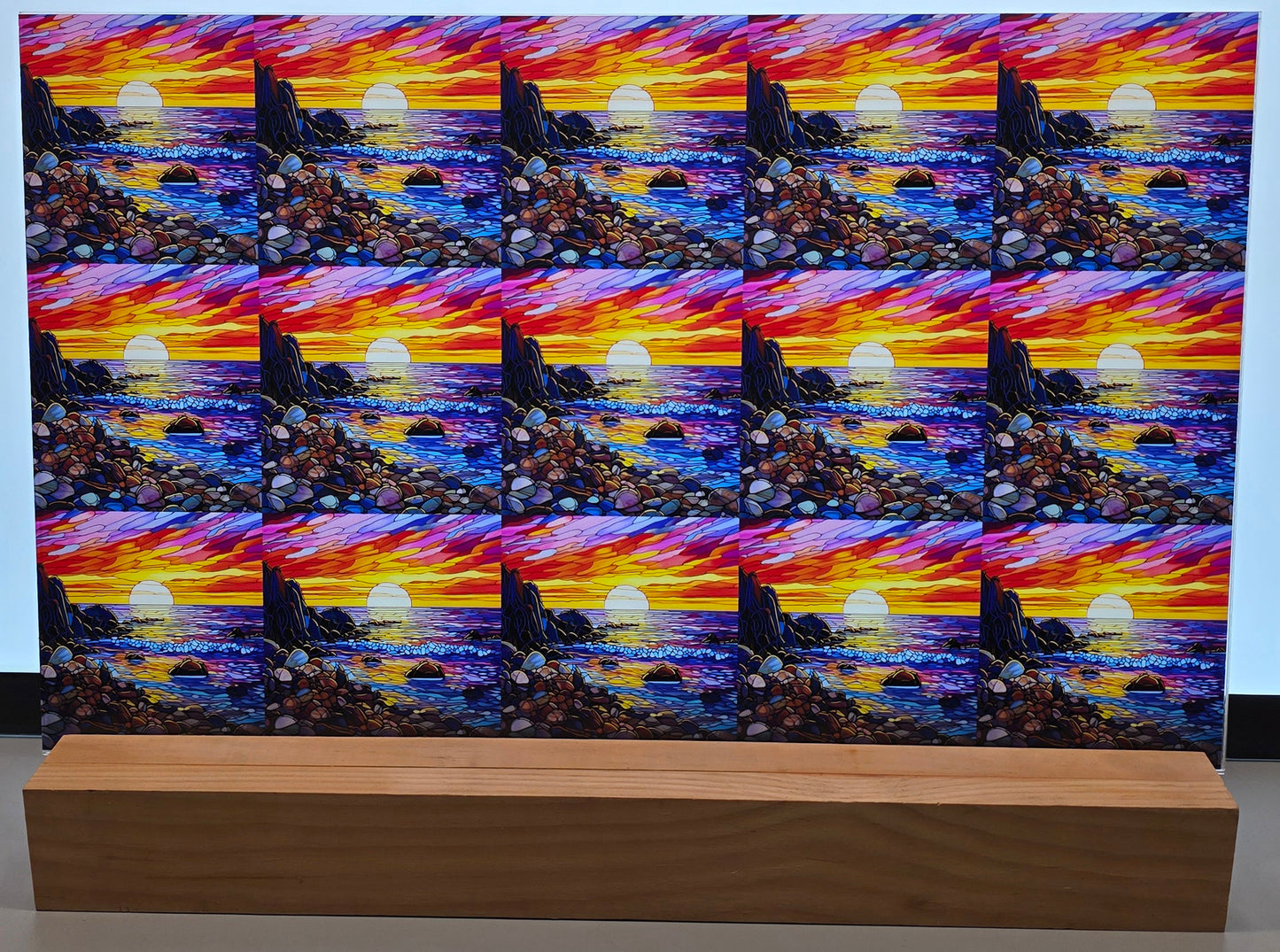 DecoCraft - Scenic Elevated Texture Tiles - Rocky Shore