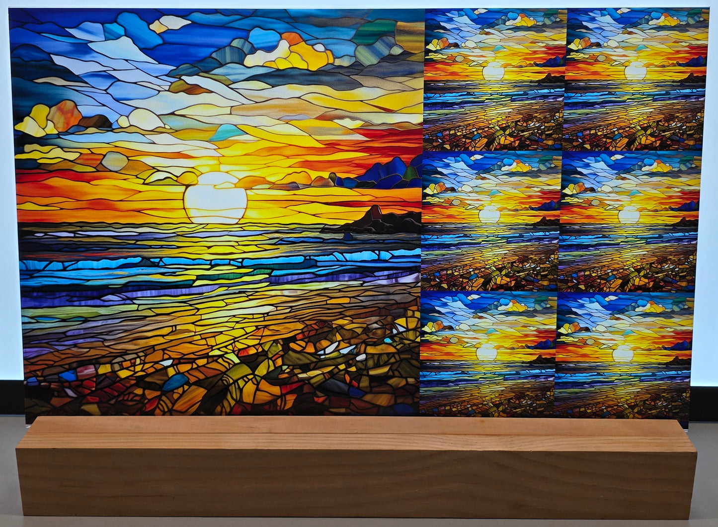 DecoCraft - Scenic Elevated Texture Tiles - Golden Tide