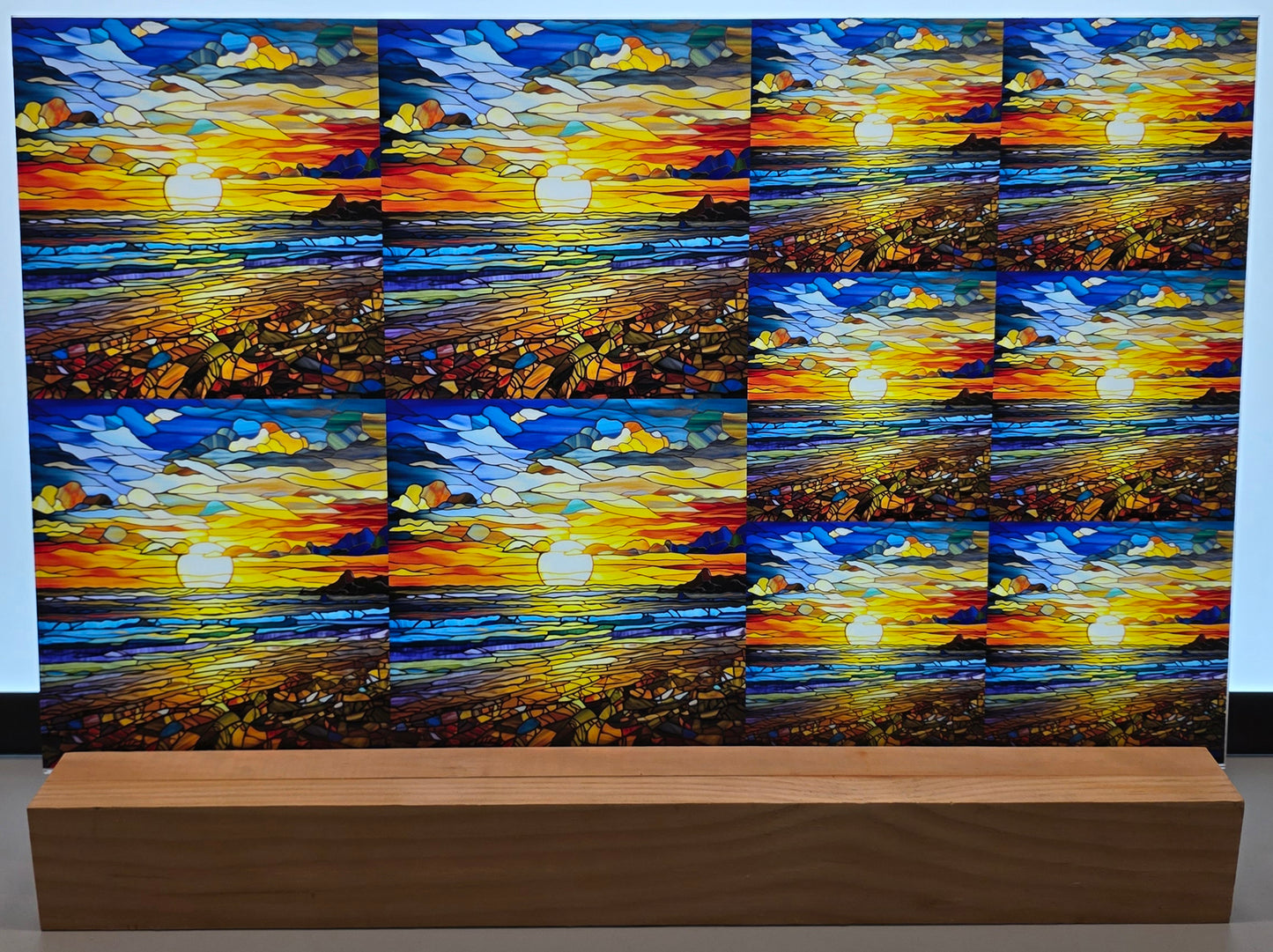 DecoCraft - Scenic Elevated Texture Tiles - Golden Tide