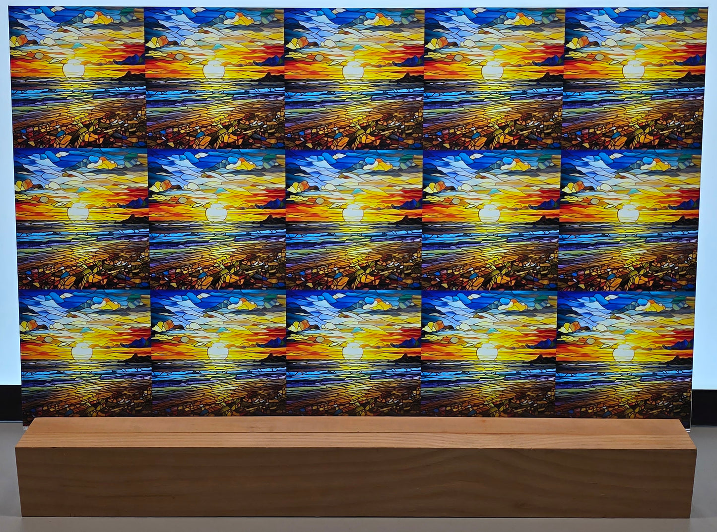 DecoCraft - Scenic Elevated Texture Tiles - Golden Tide