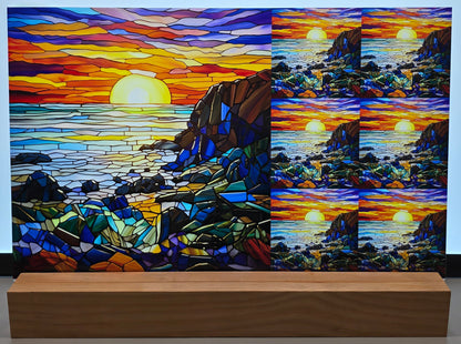 DecoCraft - Scenic Elevated Texture Tiles - Cliffside Evening