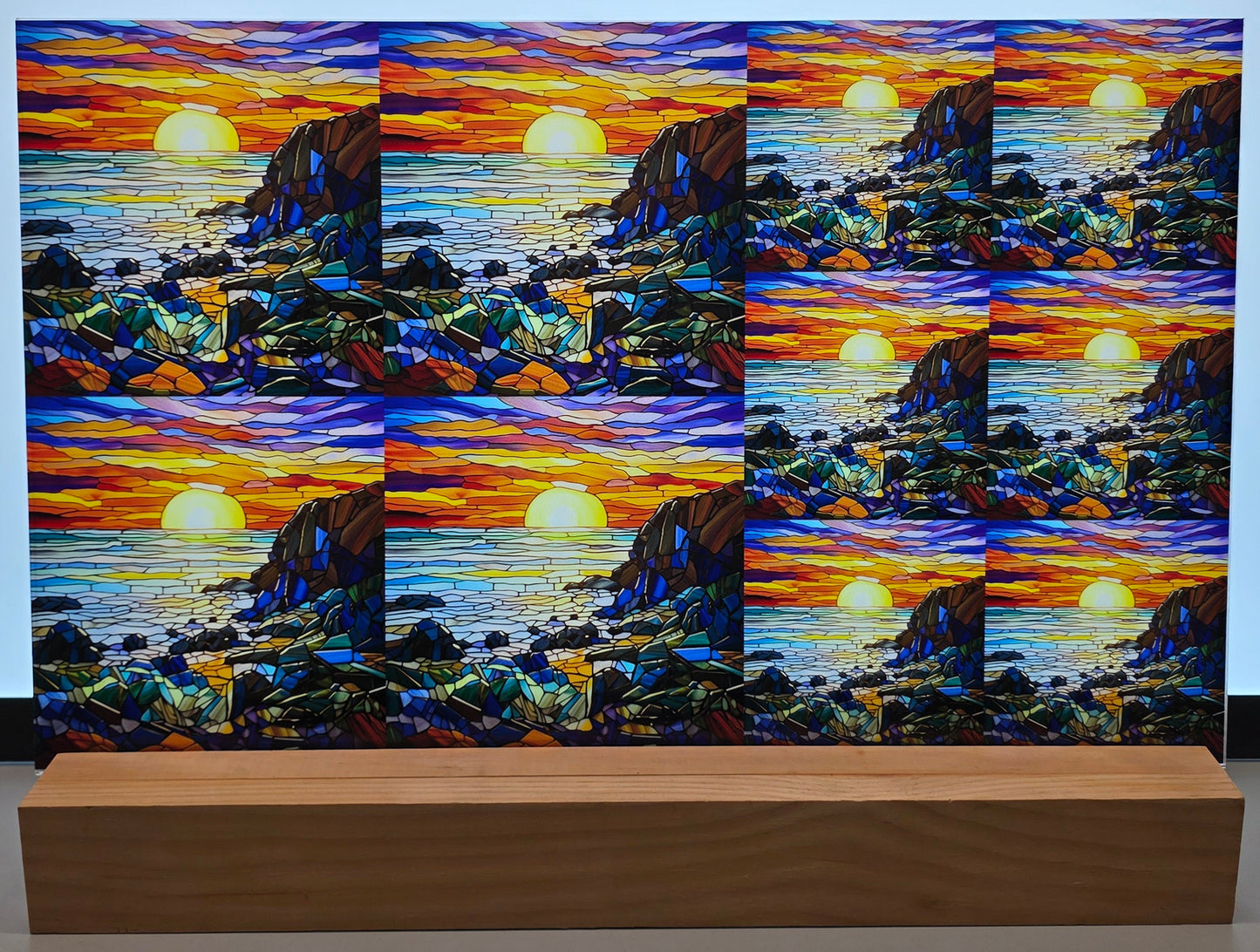 DecoCraft - Scenic Elevated Texture Tiles - Cliffside Evening