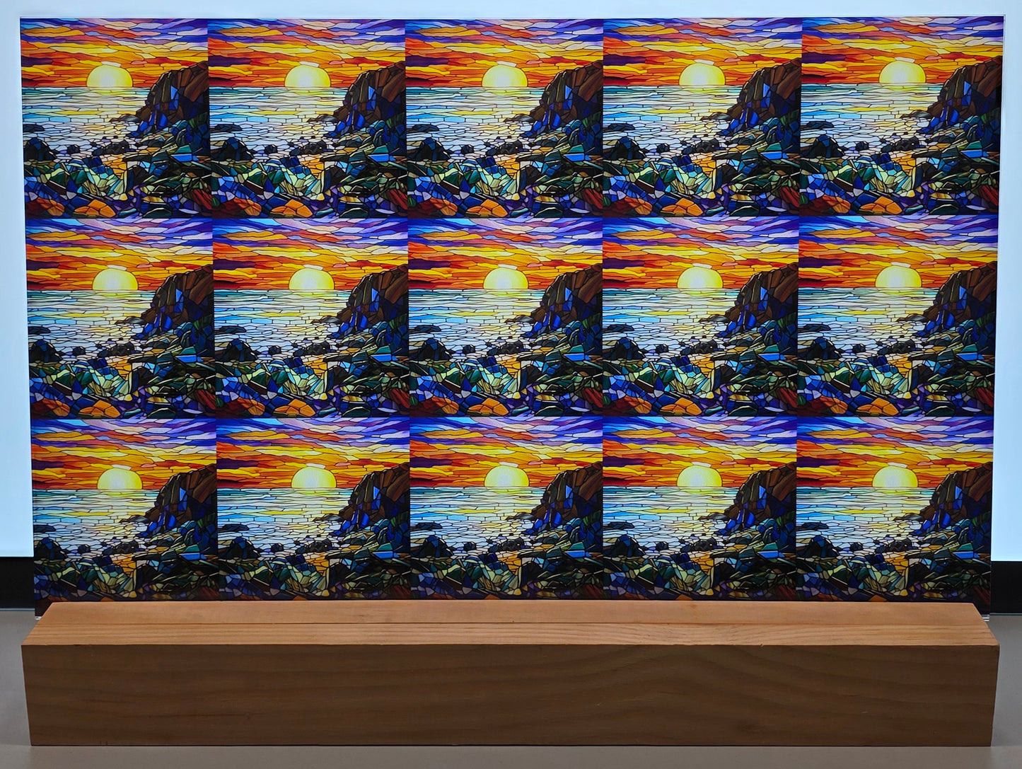 DecoCraft - Scenic Elevated Texture Tiles - Cliffside Evening