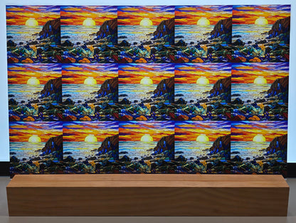 DecoCraft - Scenic Elevated Texture Tiles - Cliffside Evening