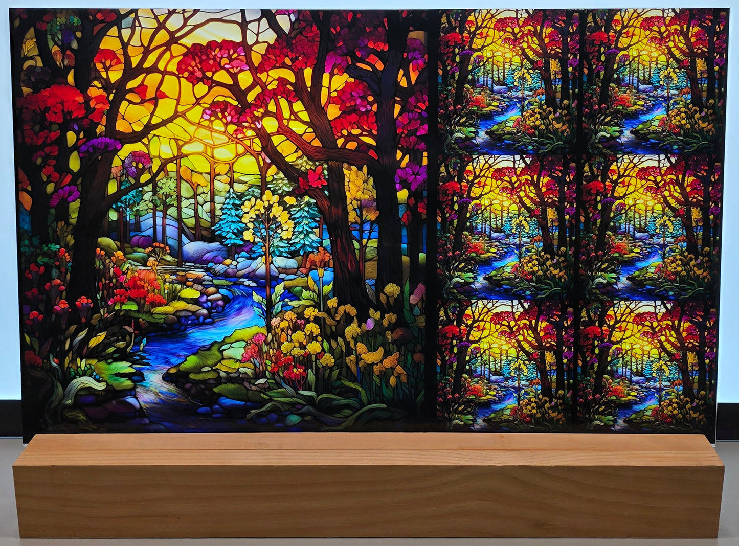 DecoCraft - Scenic Elevated Texture Tiles - Autumn Creek