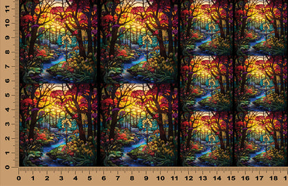 DecoCraft - Scenic Elevated Texture Tiles - Autumn Creek