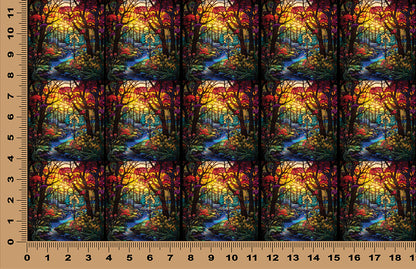 DecoCraft - Scenic Elevated Texture Tiles - Autumn Creek