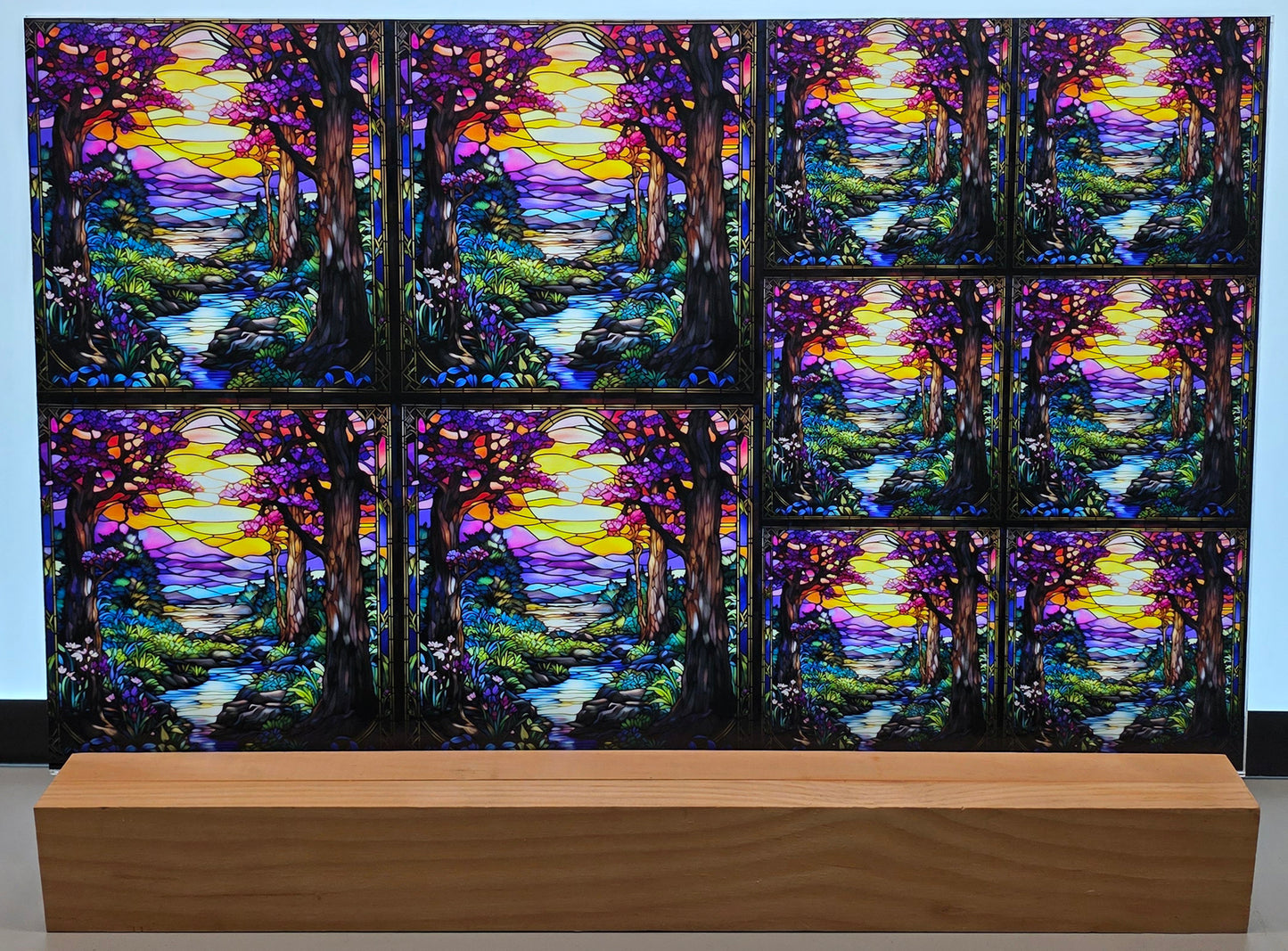 DecoCraft - Scenic Elevated Texture Tiles - Twilight Forest Creek