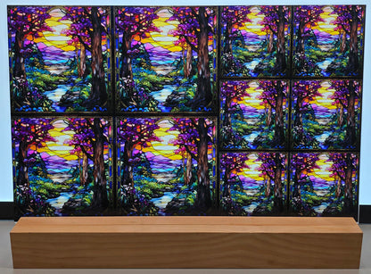 DecoCraft - Scenic Elevated Texture Tiles - Twilight Forest Creek