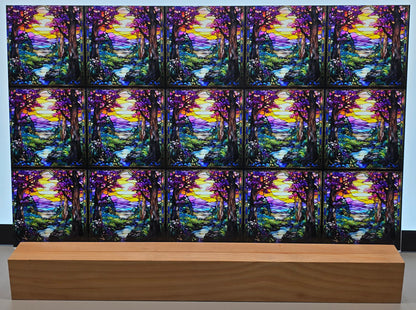 DecoCraft - Scenic Elevated Texture Tiles - Twilight Forest Creek