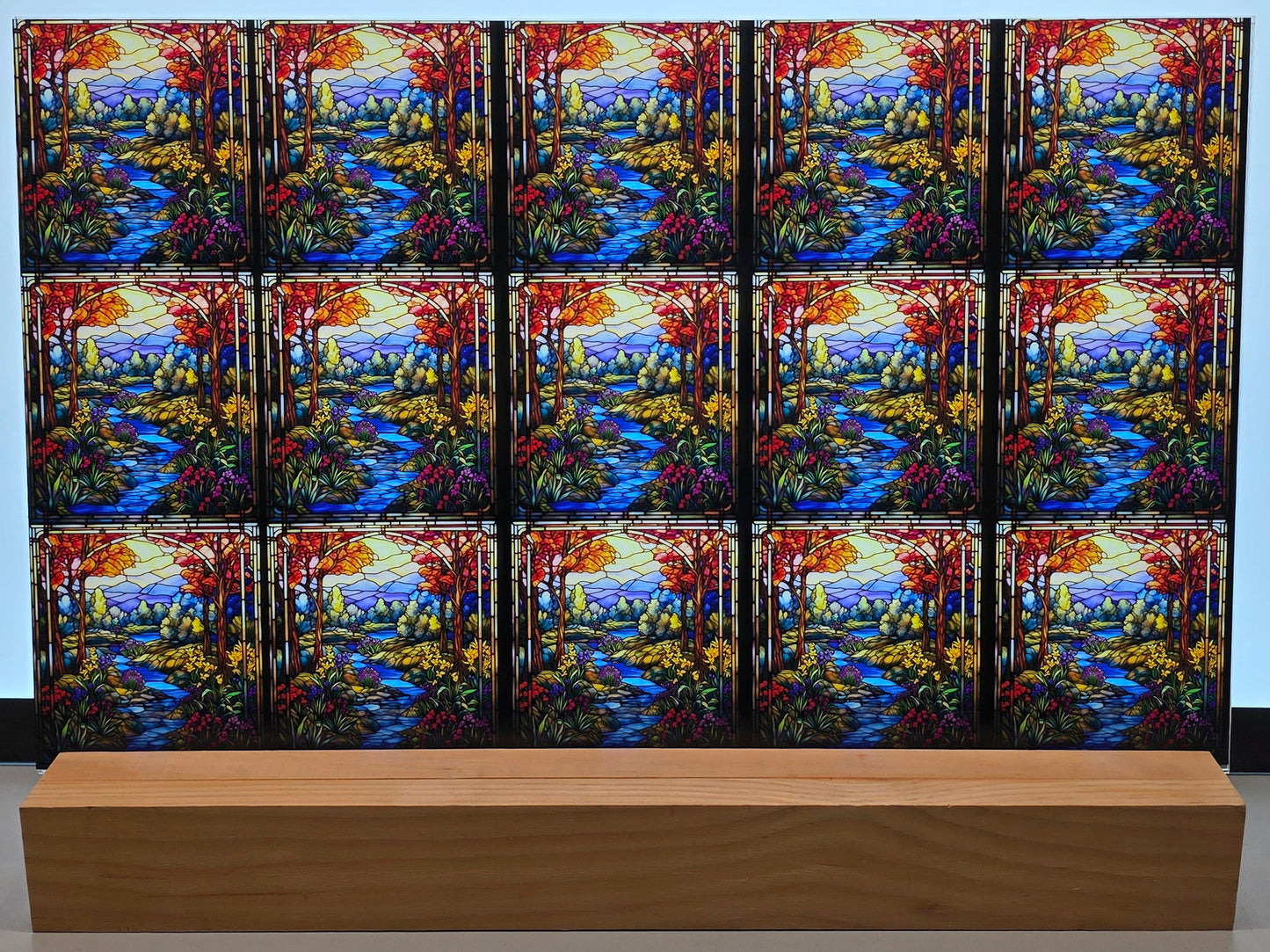 DecoCraft - Scenic Elevated Texture Tiles - Autumn Valley