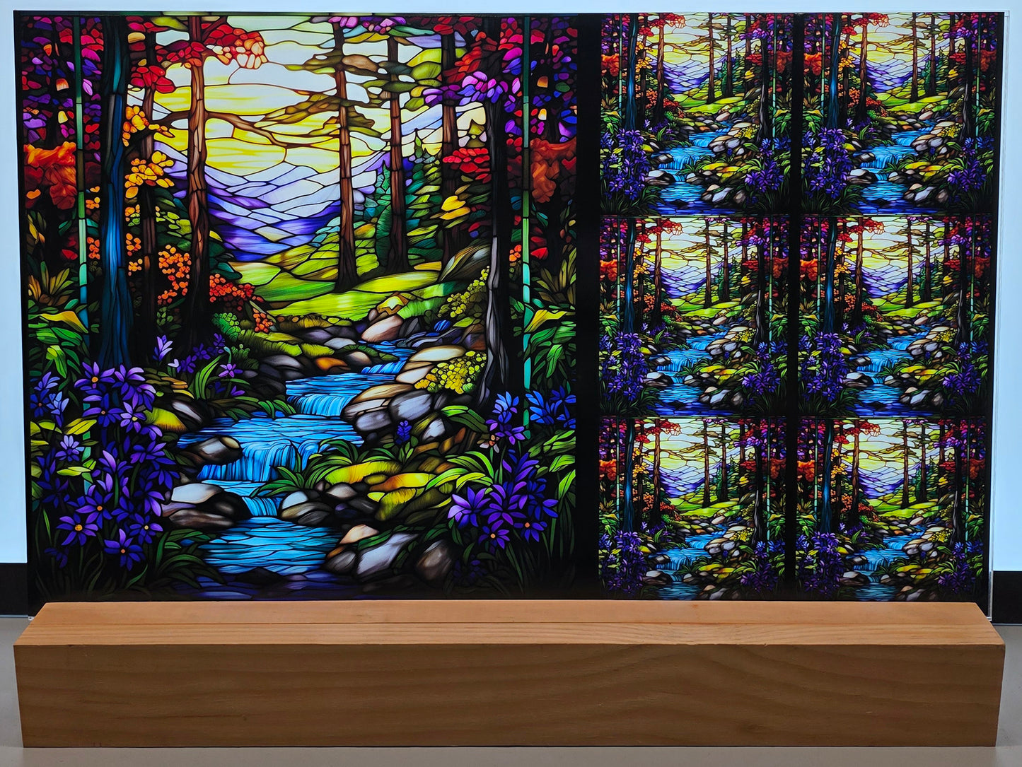 DecoCraft - Scenic Elevated Texture Tiles - Whispering Forest