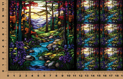 DecoCraft - Scenic Elevated Texture Tiles - Whispering Forest