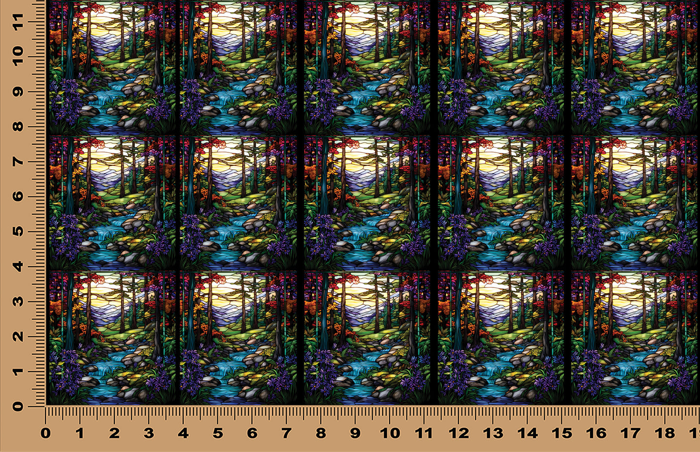 DecoCraft - Scenic Elevated Texture Tiles - Whispering Forest