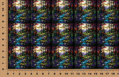 DecoCraft - Scenic Elevated Texture Tiles - Whispering Forest