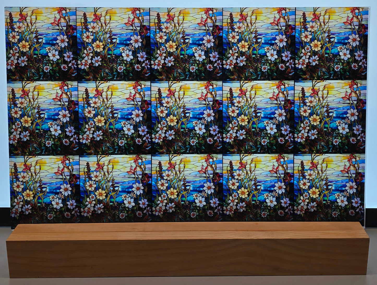 DecoCraft - Scenic Elevated Texture Tiles - Coastal Blossoms