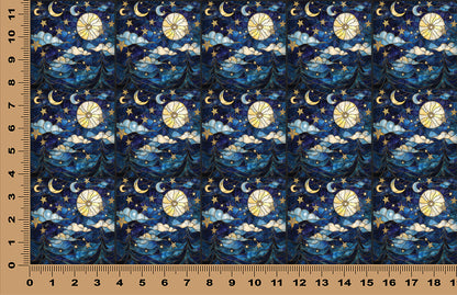 DecoCraft - Scenic Iridescent Collection - Moonlit Skies