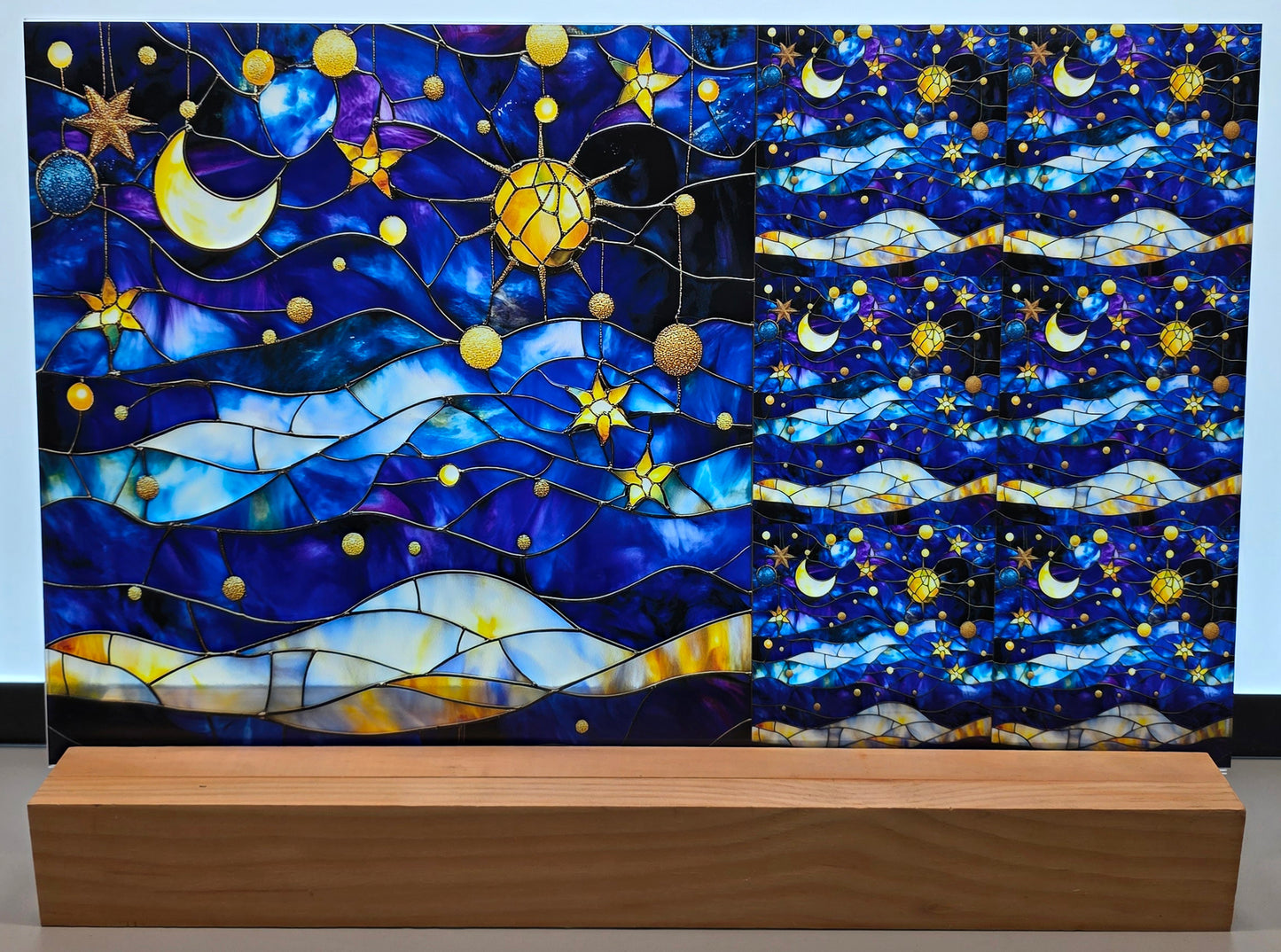 DecoCraft - Scenic Iridescent Collection- Crescent over the Sea