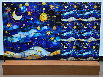 DecoCraft - Scenic Iridescent Collection- Crescent over the Sea