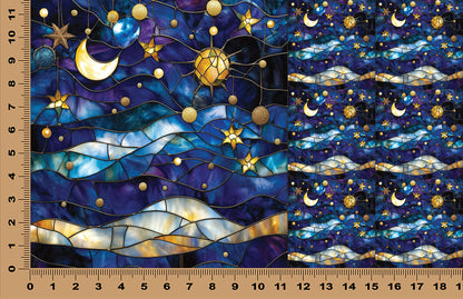 DecoCraft - Scenic Iridescent Collection- Crescent over the Sea