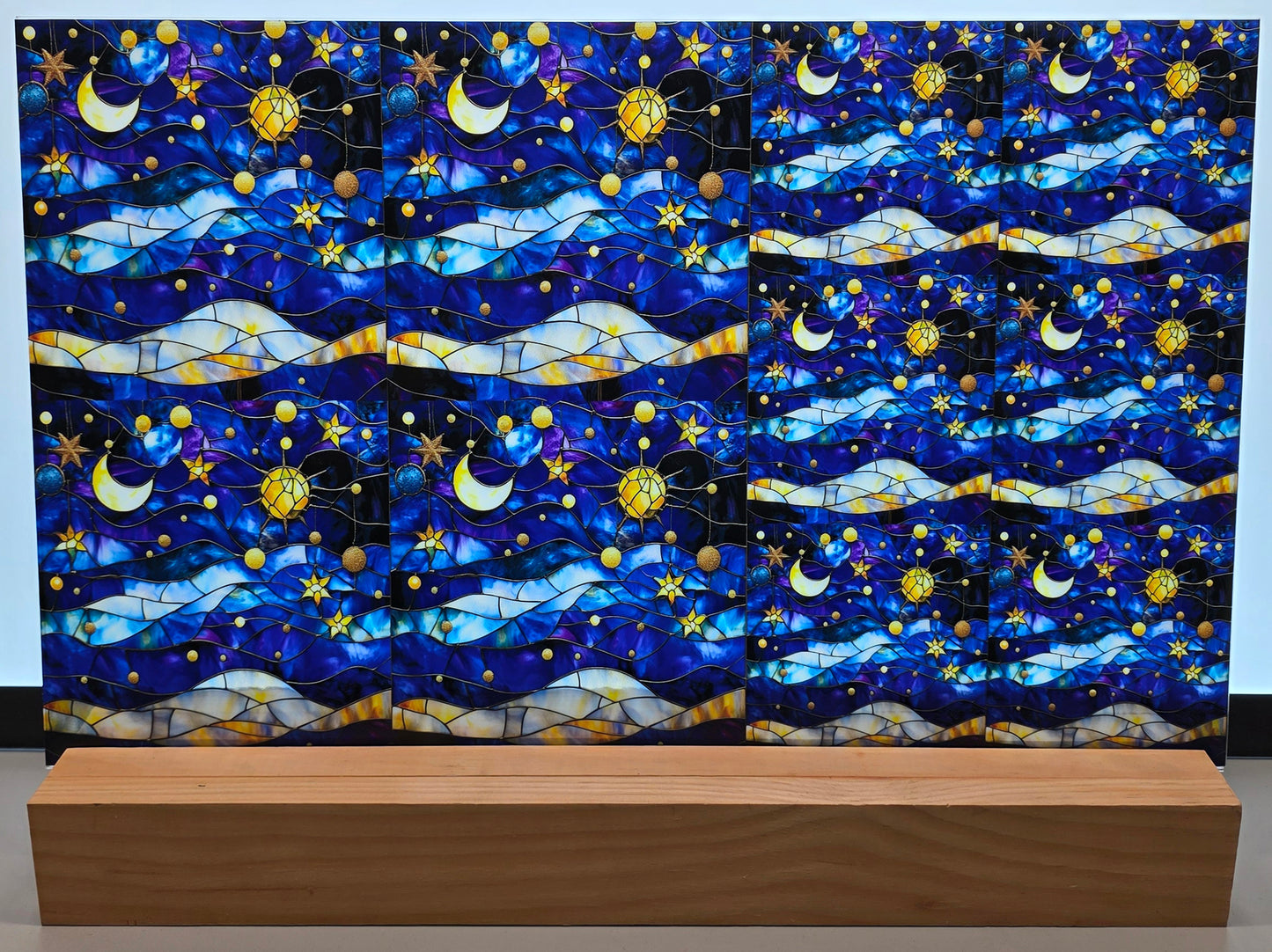 DecoCraft - Scenic Iridescent Collection- Crescent over the Sea