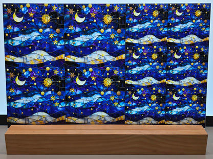 DecoCraft - Scenic Iridescent Collection- Crescent over the Sea