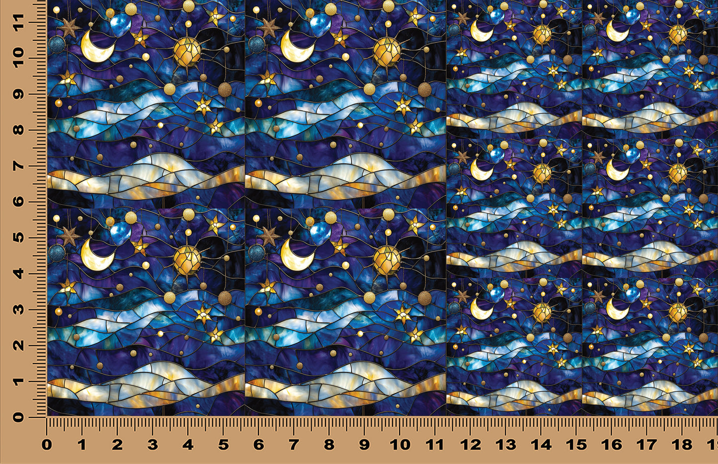 DecoCraft - Scenic Iridescent Collection- Crescent over the Sea